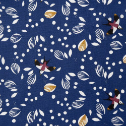 Printed Cotton JOLHIRO Dark Blue / Midnight